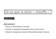 Est-ce que la laine « chauffe » - OVH.net