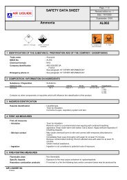 Ammonia MSDS