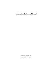 Loadstation Reference Manual