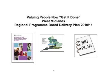 2010.09 update regional plan - Coventry Partnership Board