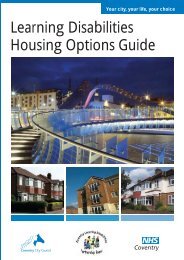 Housing Options - Coventry Partnership Board