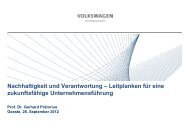 Nachhaltigkeit und Verantwortung – Leitplanken für ... - Ems-Achse