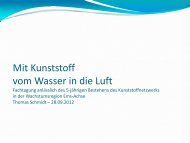 Thomas Schmidt: Mit Kunststoff vom Wasser in die Luft - Ems-Achse