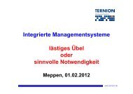 Integrierte Managementsysteme lästiges Übel lästiges ... - Ems-Achse