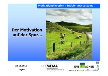 Motivation Präsentation Vogler, 22.11.2010.2010 - Ems-Achse