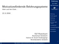 Motivationsfördernde Belohnungssysteme - Ideen und ... - Ems-Achse