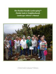 FFL™ Landscape Advisor's Manual - Orange County Extension ...