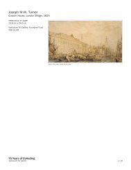 Joseph M.W. Turner - 75 Years of Collecting - Vancouver Art Gallery