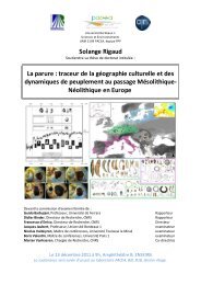 Solange Rigaud La parure : traceur de la géographie ... - TRACES