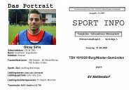 Sportinfo vom Spiel am 21.08.05 gegen SV Hattendorf - TSV Burg ...