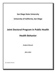 San Diego State University - Graduate School of Public Health - SDSU