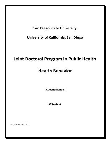 San Diego State University - Graduate School of Public Health - SDSU