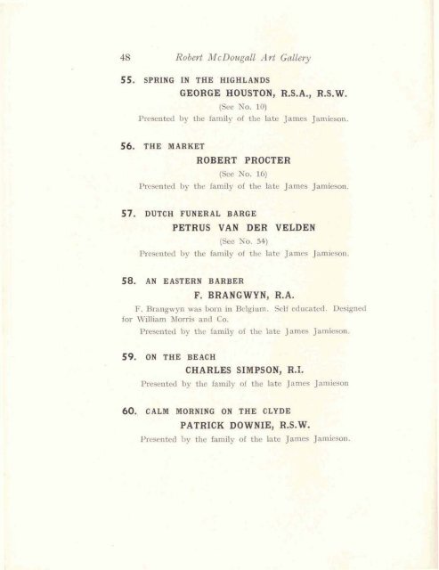 Illustrated catalogue of the Robert Mcdougall Art Gallery 1931