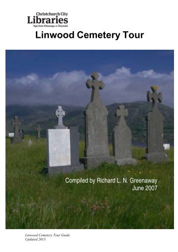 Linwood Cemetery Tour Guide - Christchurch City Libraries
