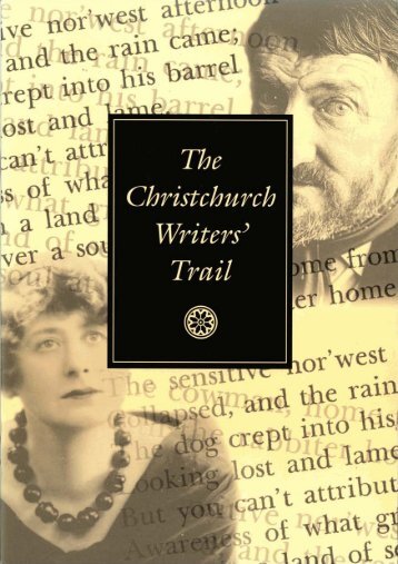 Christchurch Writers' Trail PDF - Christchurch City Libraries