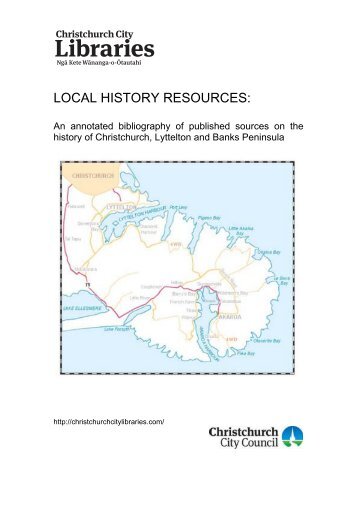 Local History Resources - Christchurch City Libraries