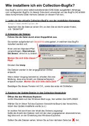 wie installiere ich das collection update.pdf - Modellplan