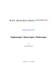 WIN - DIGIPET Pro X.1 - Modellplan