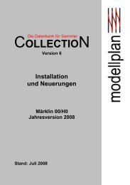 Installation Collection H0 2008 - Modellplan