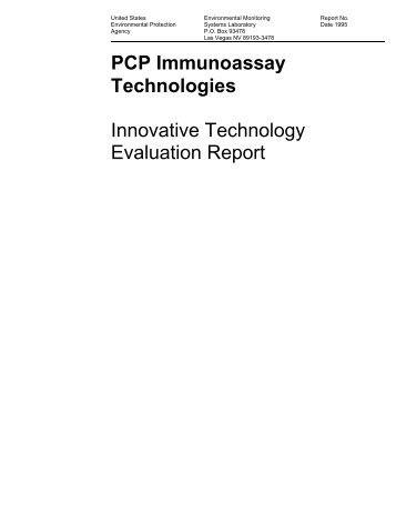 Innovative Technology Evaluation Report - CLU-IN