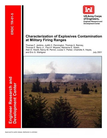 Characterization of Explosives Contamination at Military Firing Ranges