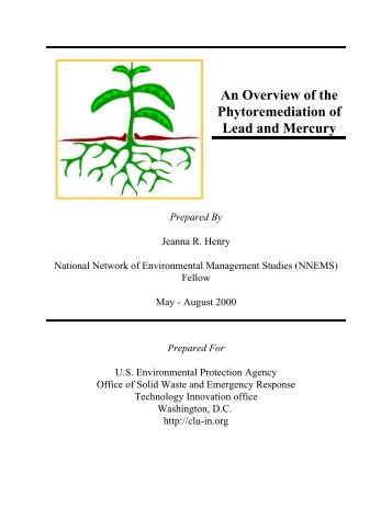 An Overview of the Phytoremediation of Lead and Mercury