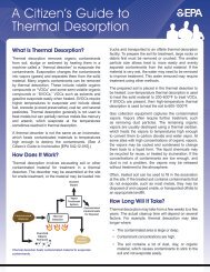 A Citizen's Guide to Thermal Desorption (PDF) - CLU-IN