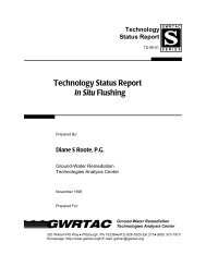 Technology Status Report: In Situ Flushing - CLU-IN