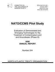 NATO/CCMS Pilot Study Evaluation of Demonstrated and ... - CLU-IN