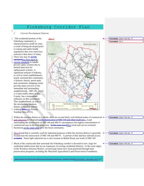 Finksburg Corridor Plan - Carroll County Government