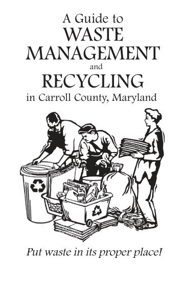 WASTE MANAGEMENT RECYCLING - Carroll County Government
