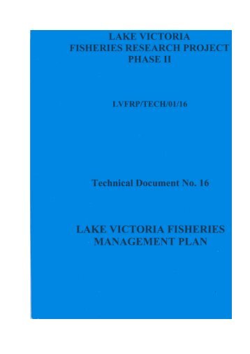 Fisheries Management Plan.DOC - Aquatic Commons