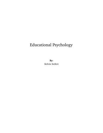 Educational Psychology - Connexions