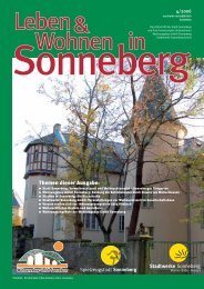 Themen dieser Ausgabe: - Sonneberg