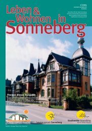 Themen dieser Ausgabe: - Sonneberg