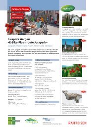 Jurapark Aargau - Raiffeisen MemberPlus