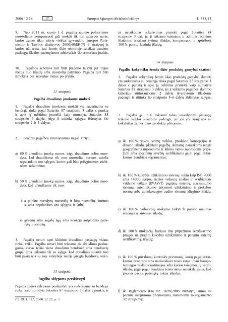 KOMISIJOS REGLAMENTAS (EB) Nr. 1857/2006 2006 m ... - EUR-Lex