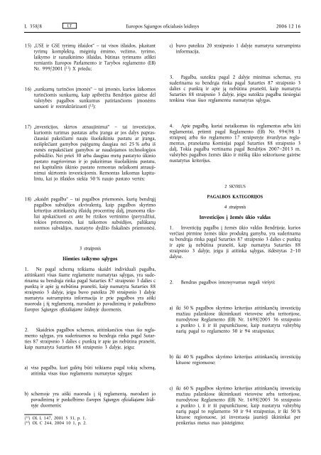 KOMISIJOS REGLAMENTAS (EB) Nr. 1857/2006 2006 m ... - EUR-Lex