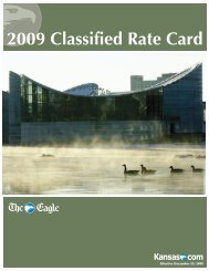 2009 Classified Rate Card - Wichita Eagle