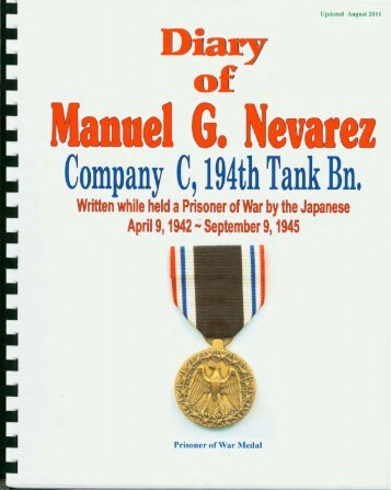 Diary of Manuel Nevarez - Philippine Defenders Main