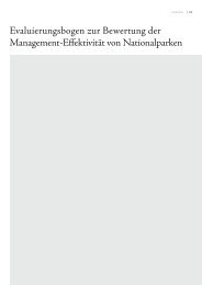 Evaluierungsbogen zur Bewertung der Management-Effektivität von ...