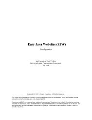 Easy Java Websites (EJW)