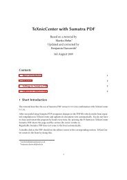 TeXnicCenter with Sumatra PDF