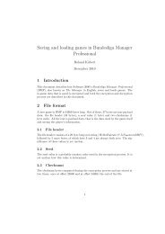 Saving and loading games in Bundesliga Manager Professional