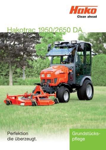 Hakotrac 1950/2650 DA - Galabautechnik