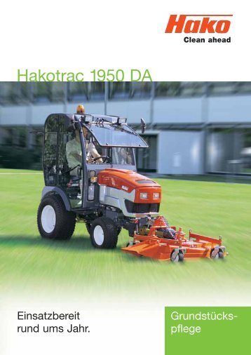 Hakotrac 1950 DA - Galabautechnik