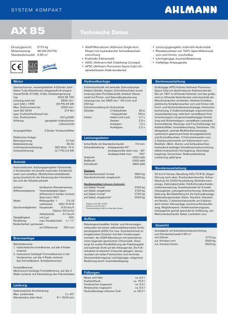 Prospekt AX85 [PDF 869 KB]