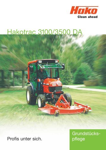 Hakotrac 3100/3500 DA - Galabautechnik