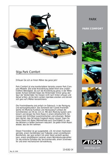 Stiga Park Comfort PARK - Galabautechnik
