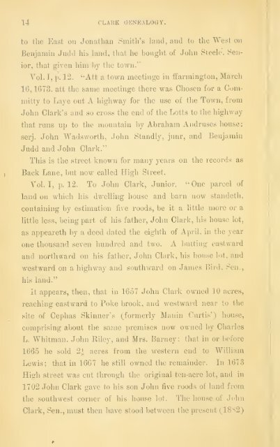 A record of the descendants of John Clark, of Farmington, Conn ...